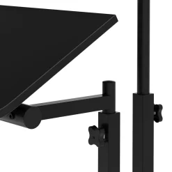 Laptoptisch BRAM auf Rollen 80 x 60 x 67 - 115 cm schwarz