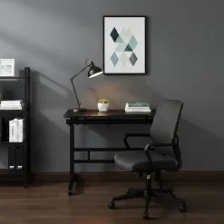 Laptoptisch BRAM auf Rollen 80 x 60 x 67 - 115 cm schwarz