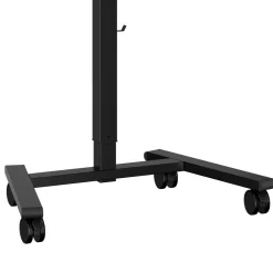 Laptoptisch FABER höhenverstellbar auf Rollen 65 x 45 x 72-112 cm schwarz