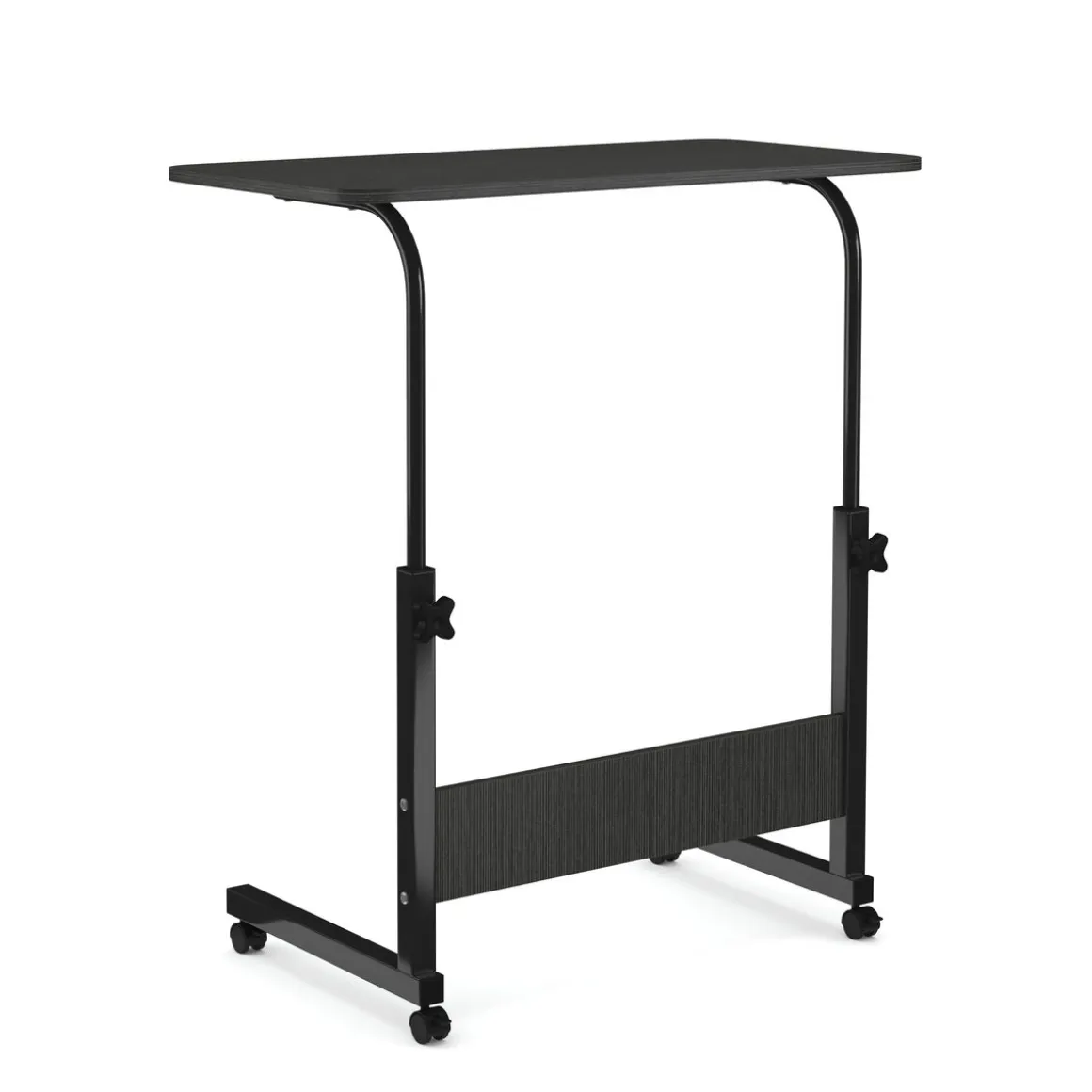 Laptoptisch LALE auf Rollen 80 x 40 x 60 - 90 cm schwarz