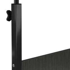 Laptoptisch LALE auf Rollen 80 x 40 x 60 - 90 cm schwarz