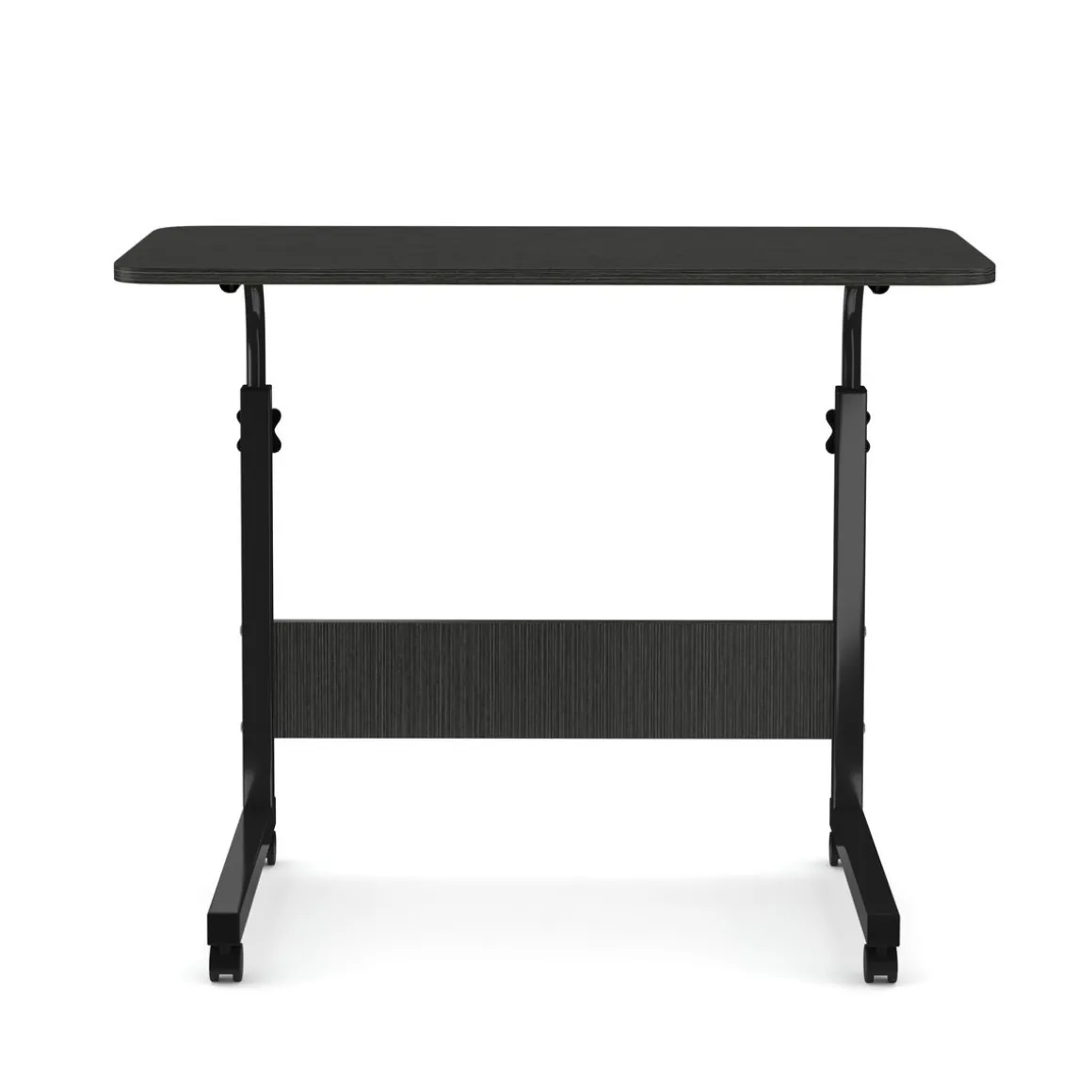 Laptoptisch LALE auf Rollen 80 x 40 x 60 - 90 cm schwarz
