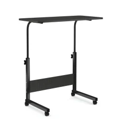 Laptoptisch LALE auf Rollen 80 x 40 x 60 - 90 cm schwarz