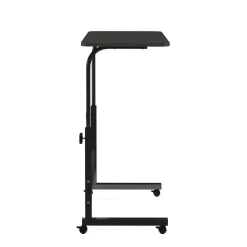 Laptoptisch LALE auf Rollen 80 x 40 x 60 - 90 cm schwarz
