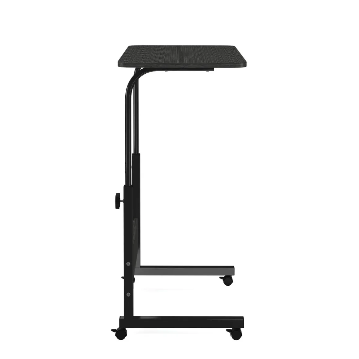 Laptoptisch LALE auf Rollen 80 x 40 x 60 - 90 cm schwarz