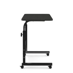 Laptoptisch LALE auf Rollen 80 x 40 x 60 - 90 cm schwarz
