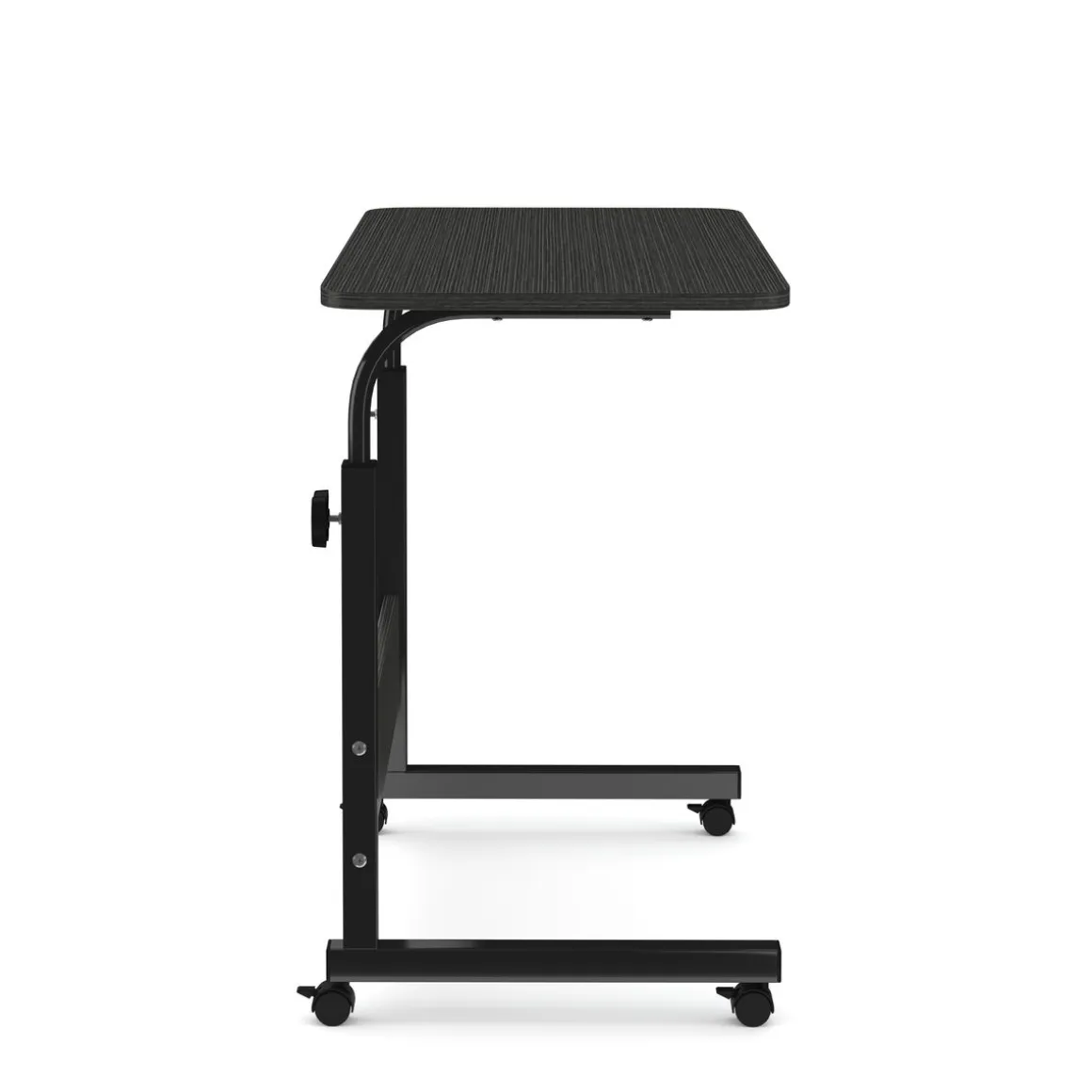 Laptoptisch LALE auf Rollen 80 x 40 x 60 - 90 cm schwarz