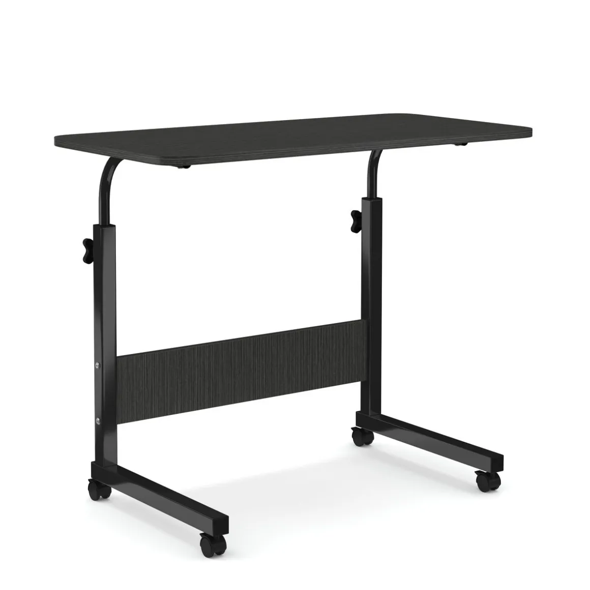 Laptoptisch LALE auf Rollen 80 x 40 x 60 - 90 cm schwarz