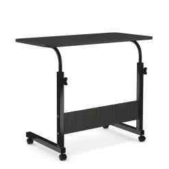 Laptoptisch LALE auf Rollen 80 x 40 x 60 - 90 cm schwarz