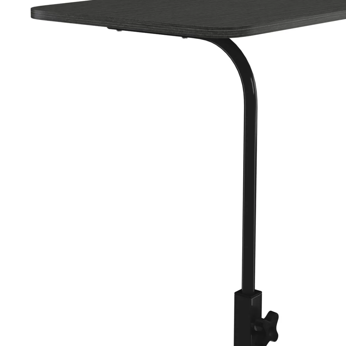 Laptoptisch LALE auf Rollen 80 x 40 x 60 - 90 cm schwarz