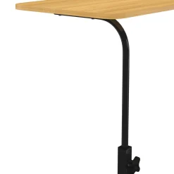 Laptoptisch LALE auf Rollen 80 x 40 x 60 - 90 cm braun/schwarz