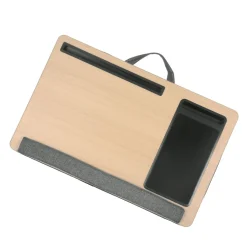 Laptoptisch multifunktional nature/grau
