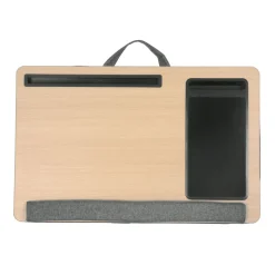Laptoptisch multifunktional nature/grau