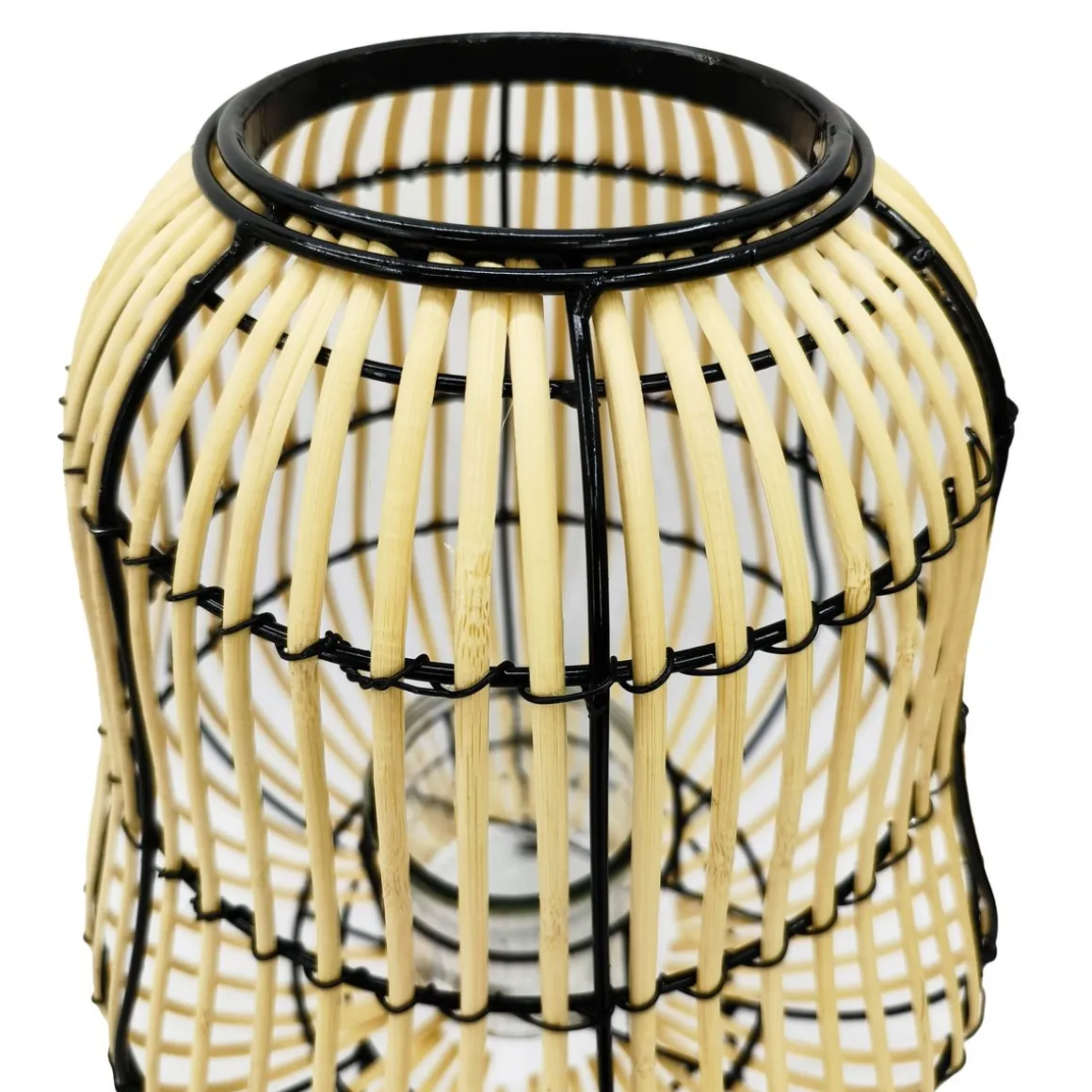 Laterne Bambus 31 x 44 cm natur