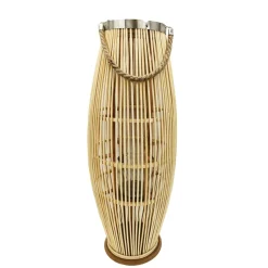 Laterne Bambus 27 x 72 cm natur
