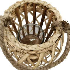 Laterne Bambus 26 x 40 cm natur