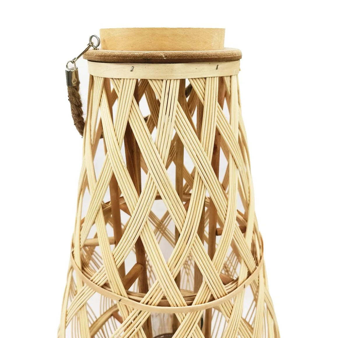 Laterne Bambus 39 x 77 cm natur