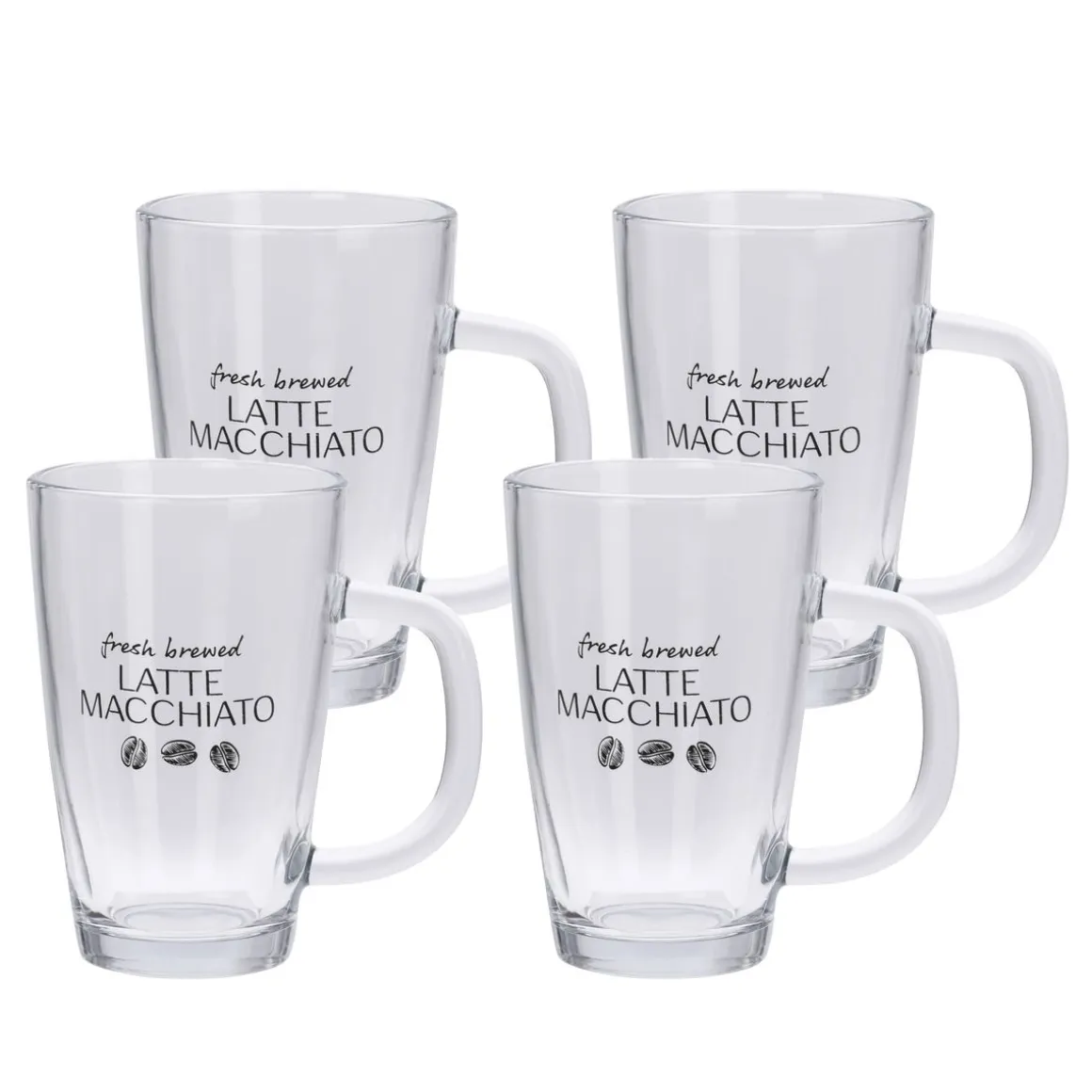 Latte Macchiato Set 4-teilig