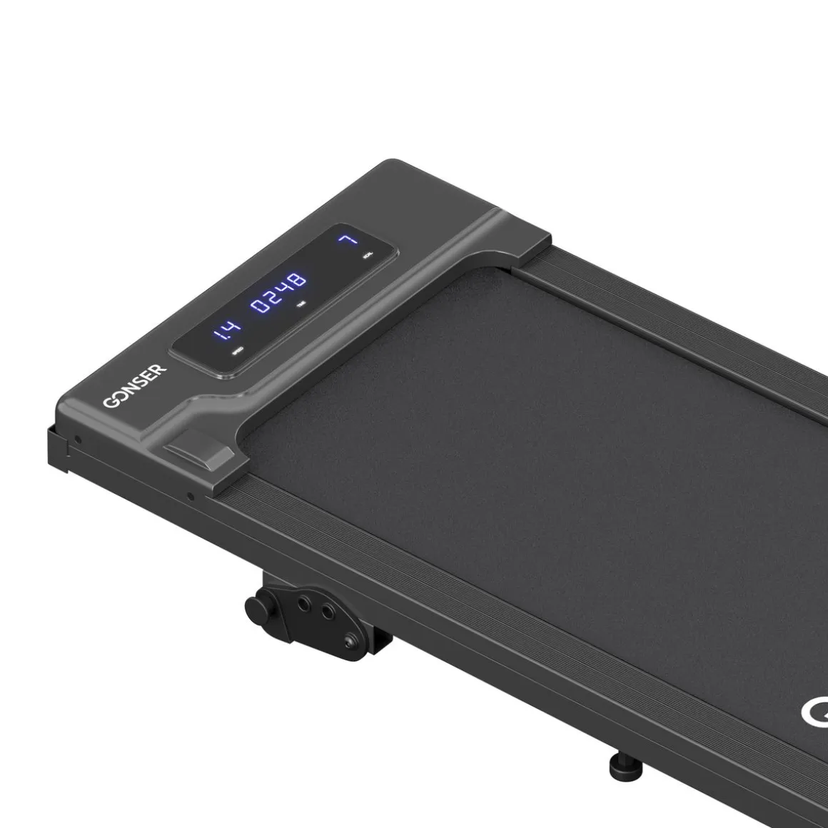 Laufband Walking Pad LED TEMPO mit Neigungsfunktion schwarz