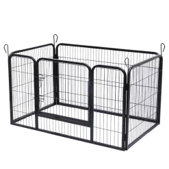 Laufgitter für Hunde massiv 125 x 80 x 70 cm
