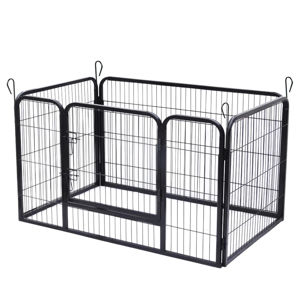 Laufgitter für Hunde massiv 125 x 80 x 70 cm