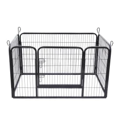 Laufgitter für Hunde massiv 125 x 80 x 70 cm