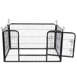 Laufgitter für Hunde massiv 125 x 80 x 70 cm