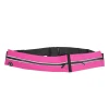 Laufgürtel 2 Fächer 65 - 121 cm pink/schwarz