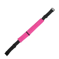Laufgürtel 2 Fächer 65 - 121 cm pink/schwarz