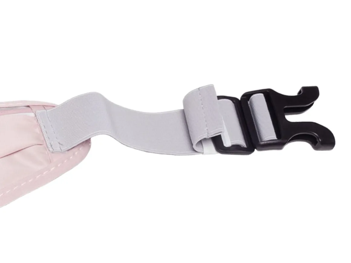 Laufgürtel 3 Fächer 65 - 120 cm rosa