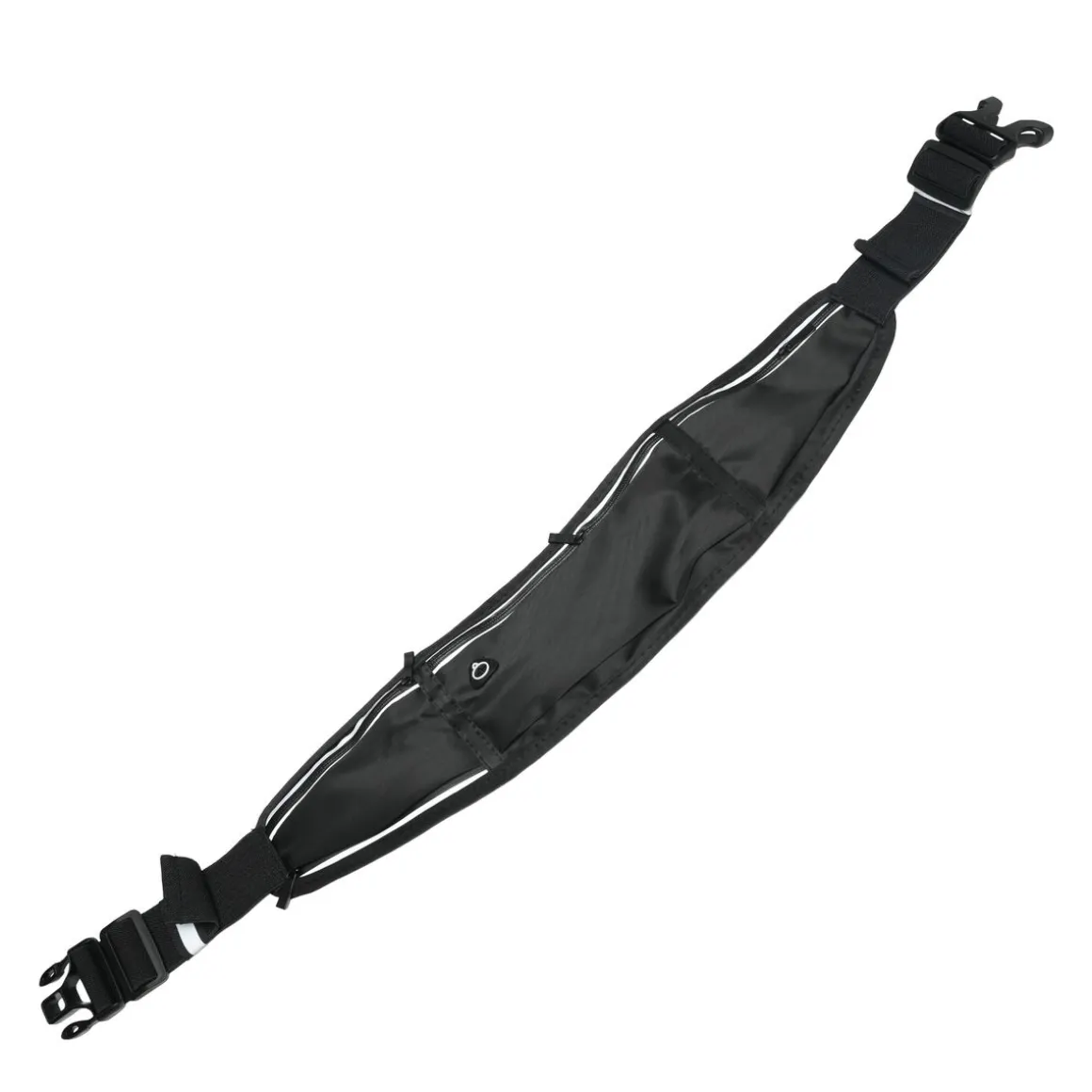 Laufgürtel 3 Fächer 65 - 120 cm schwarz