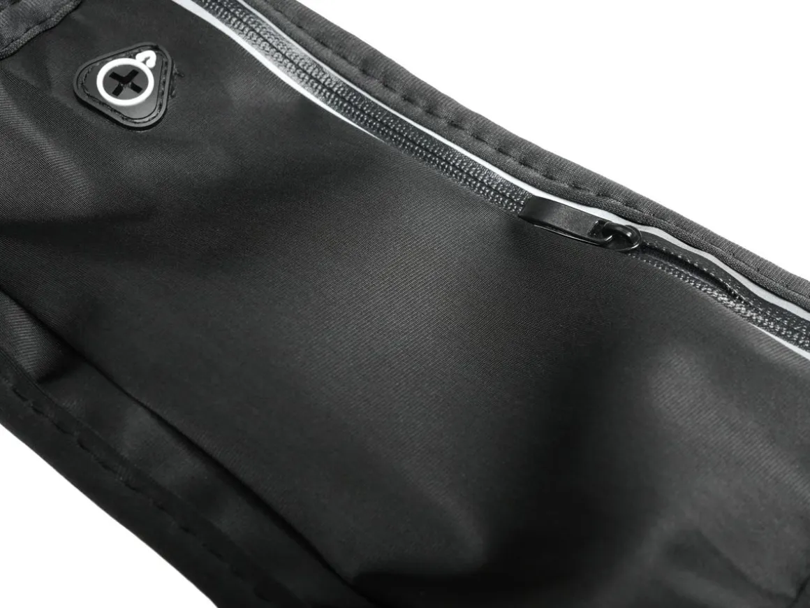 Laufgürtel 3 Fächer 65 - 120 cm schwarz