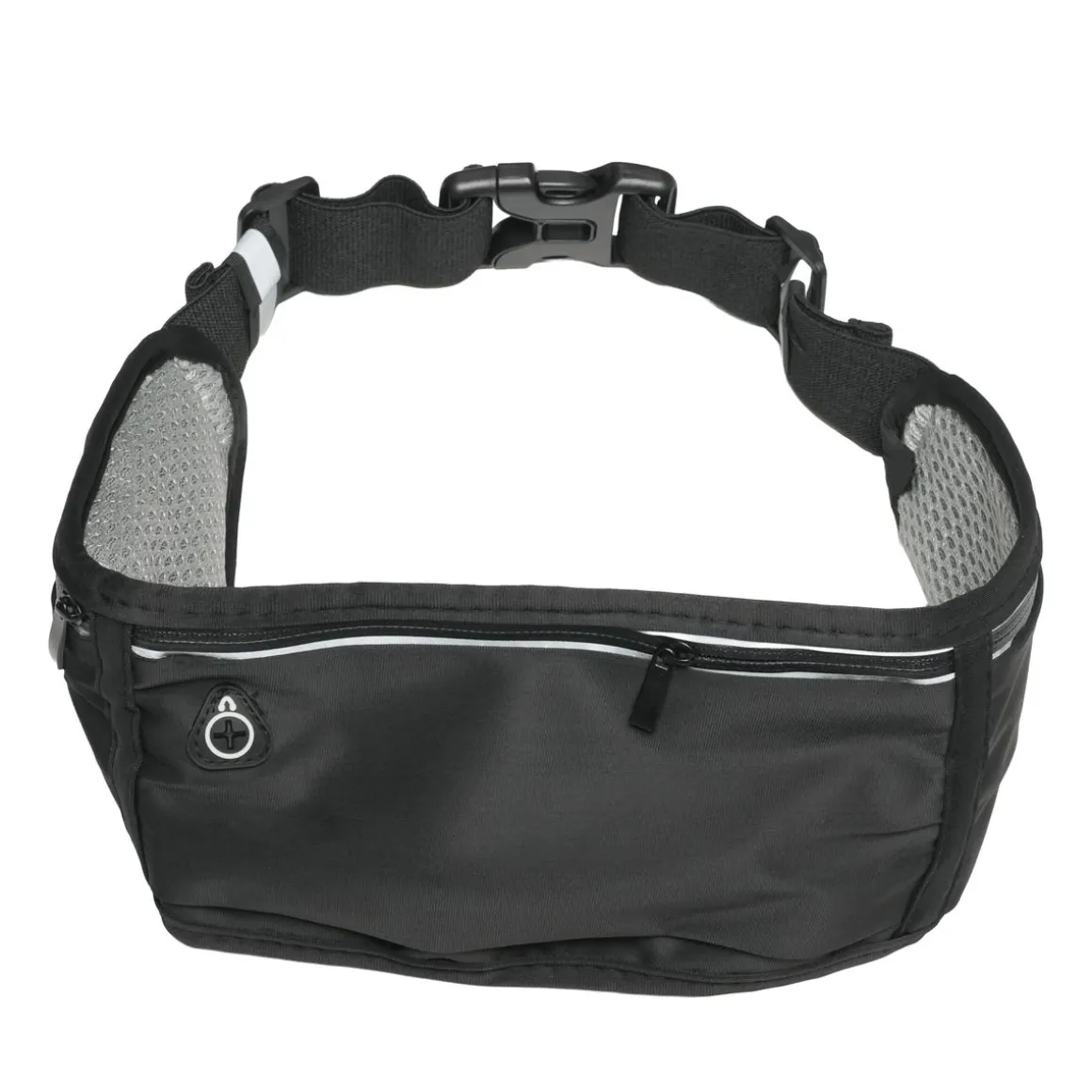Laufgürtel 3 Fächer 65 - 120 cm schwarz
