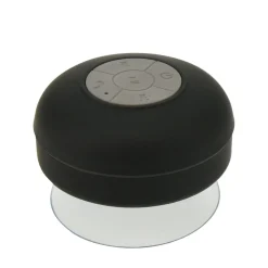 Lautsprecher Bluetooth mit Saugnapf schwarz/weiss