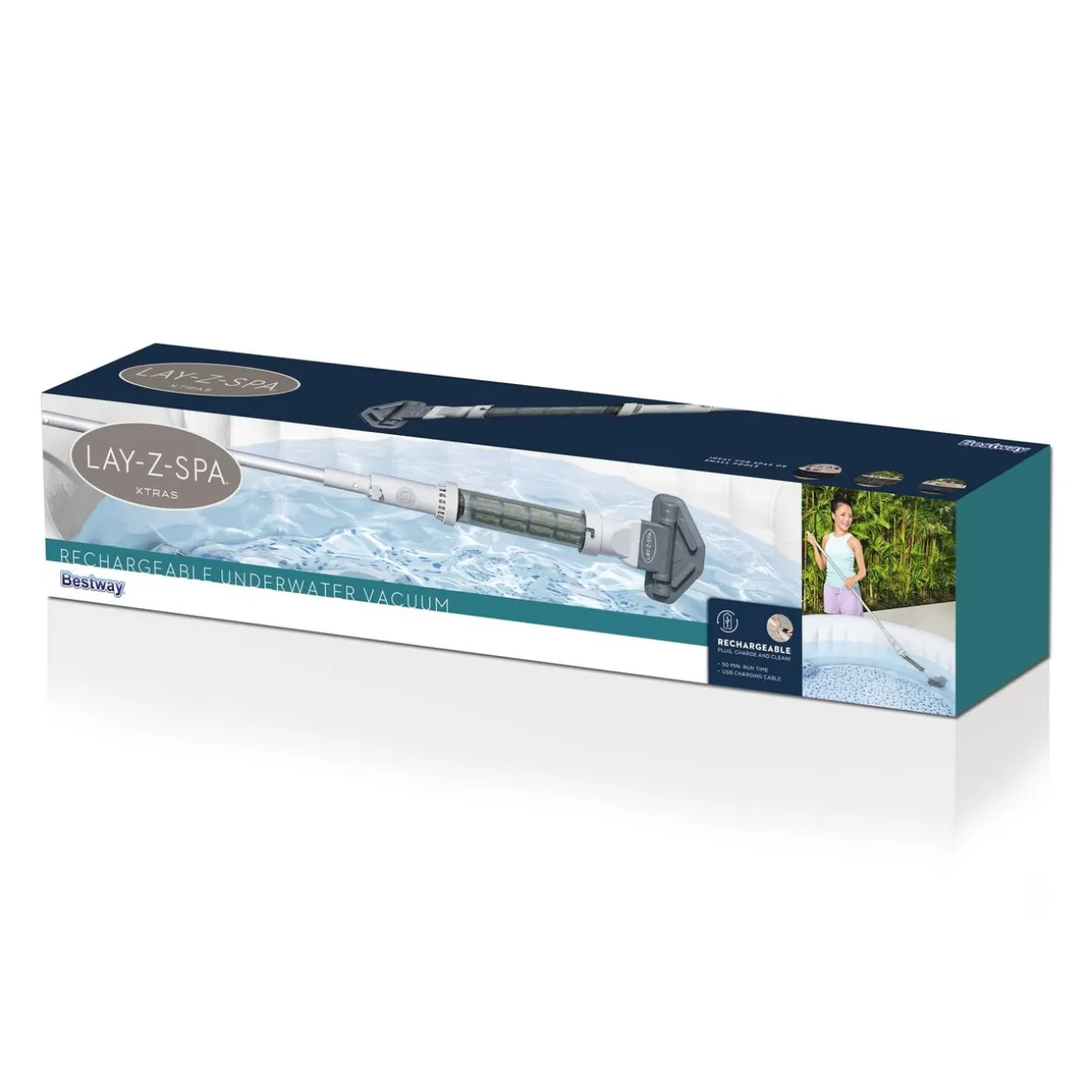 Lay-Z-Spa Poolsauger mit Akku