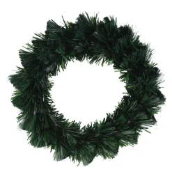 LED Adventskranz 50 cm grün