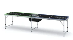 LED Beer-Pong Tisch mit Kühltasche 240 x 60 cm