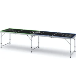 LED Beer-Pong Tisch mit Kühltasche 240 x 60 cm