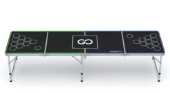 LED Beer-Pong Tisch mit Kühltasche 240 x 60 cm