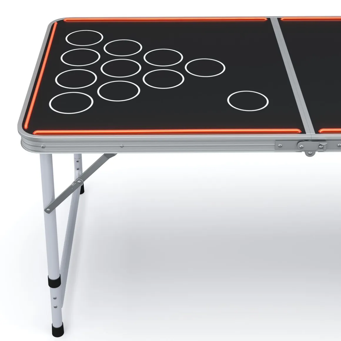 LED Beer-Pong Tisch 240 x 60 cm