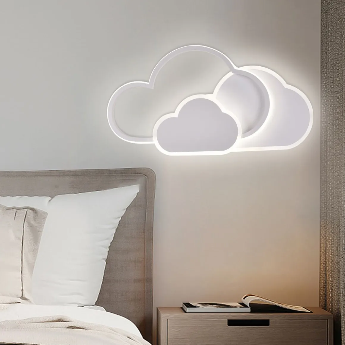 LED Deckenlampe Wolke CIRRYS 42 cm weiss