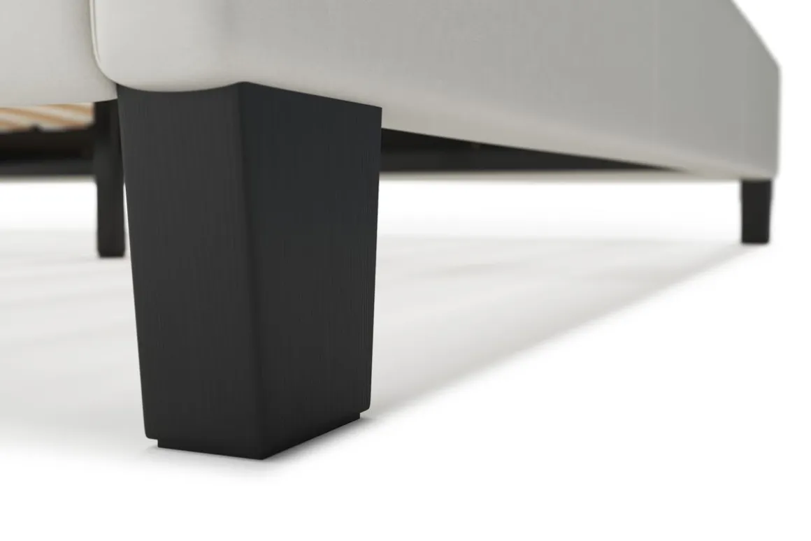 Lederbett DOZE 140 x 200 cm weiss | GONSER.CH