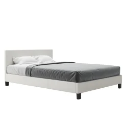 Lederbett DOZE 140 x 200 cm weiss | GONSER.CH