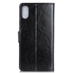 Lederetui für iPhone XR schwarz