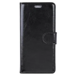Lederetui für iPhone XR schwarz