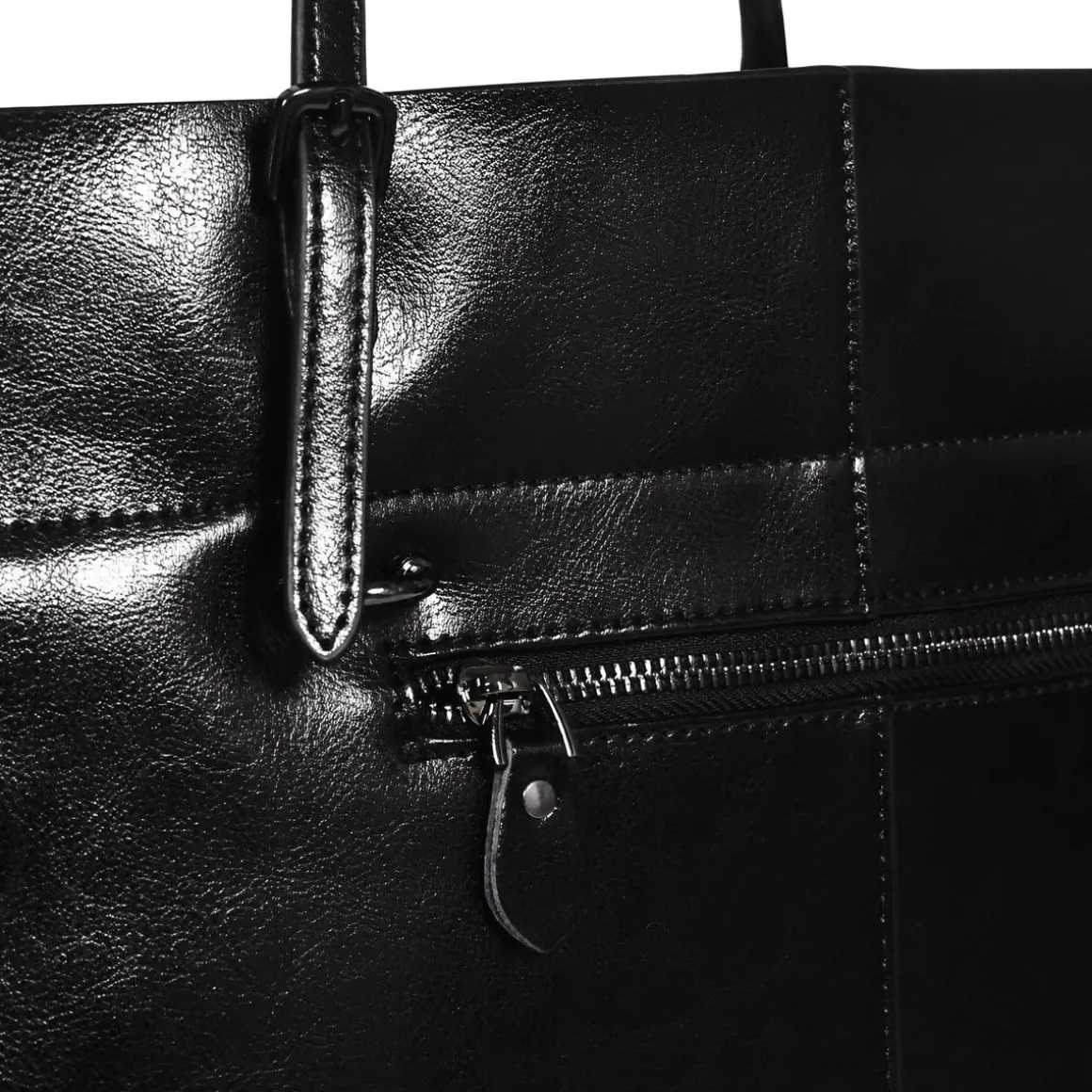 Ledertasche GRACE schwarz
