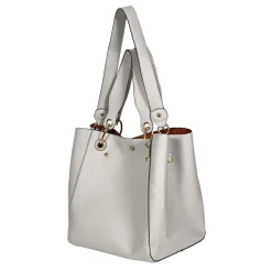 Ledertasche LILY hellgrau