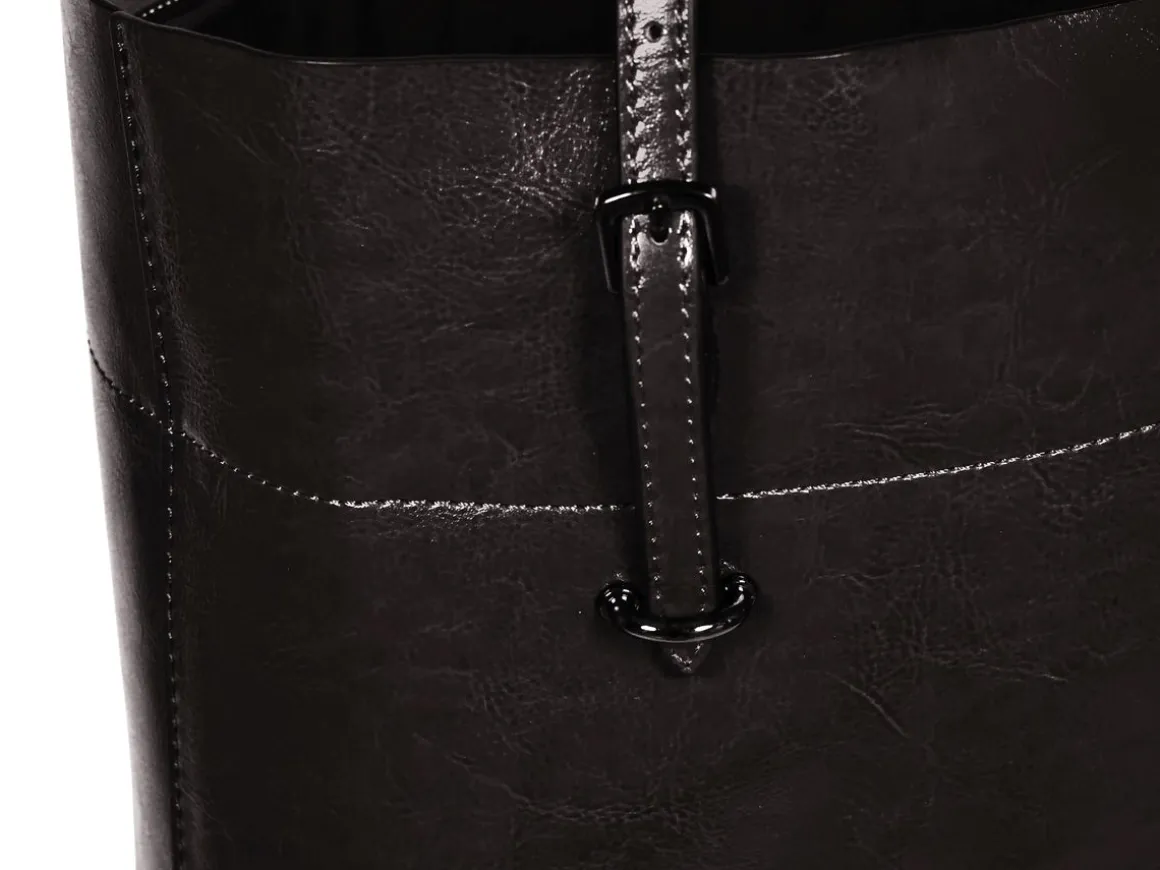 Ledertasche SIENNA schwarz
