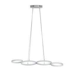 LED Hängelampe LEGGERO 88 x 31 cm weiss