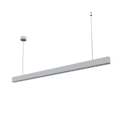 LED Hängelampe LINA 128 cm silber